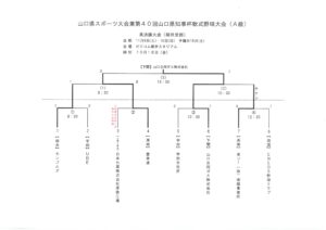 山口県スポーツ大会兼第40回山口県知事杯年式野球大会（A級）